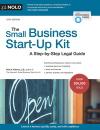 the small business start up kit a step by step legal guide 10th edition peri pakroo j.d. 1413324746,
