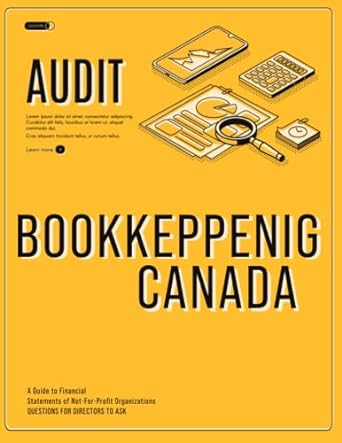 bookkeeping canada guide to financial statements of not for profit organizations 1st edition jesse print