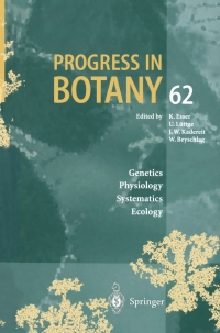 progress in botany  genetics physiology systematics ecology 1st edition joachim w. kadereit 3540675515,