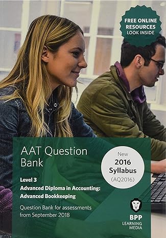 aat advanced bank advanced diploma in accounting advanced bookkeeping  question bank for assessments for