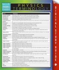 physics terminology 1st edition speedy publishing 1680321668, 9781680321661