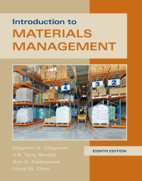 introduction to materials management 8th edition steve chapman , tony arnold , ann gatewood , lloyd clive