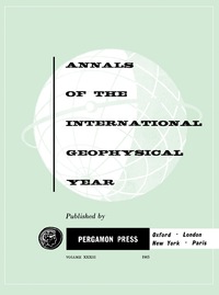 annals of the international geophysical year 1st edition k. rawer 1483213226, 1483226654, 9781483213224,