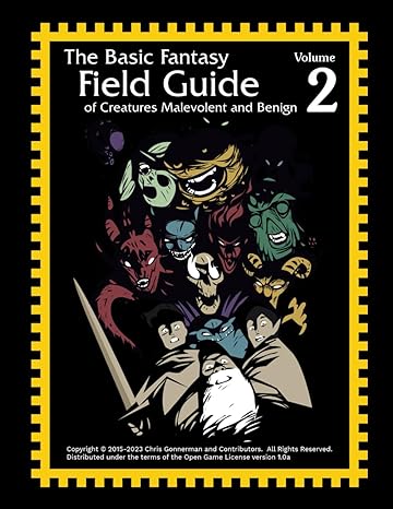 the basic fantasy field guide volume 2  chris gonnerman ,r. kevin smoot ,james lemon ,albert marcet
