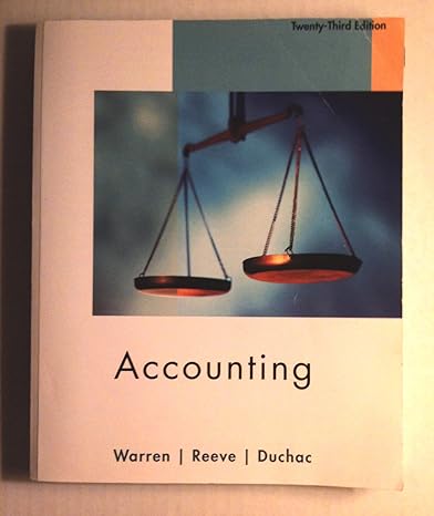 accounting 23rd edition carl s. warren 1424076005, 978-1111001346