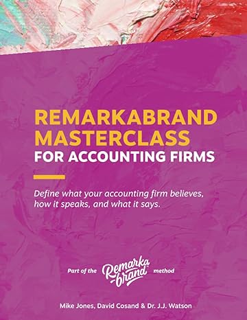 remarkabr and masterclass for accounting firms define what your accounting firm believes how it speaks and