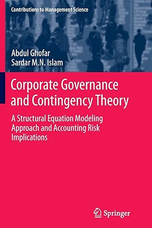 corporate governance and contingency theory a structural equation modeling approach and accounting risk