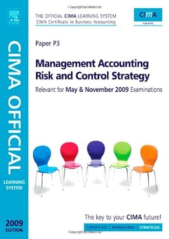 cima official learning system management accounting risk and control strategy 5th edition paul m. m collier