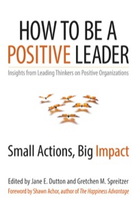how to be a positive leader small actions big impact 1st edition jane e. dutton , gretchen m. spreitzer