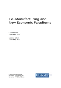 co manufacturing and new economic paradigms 1st edition giulio focardi 1522570896, 152257090x, 9781522570899,