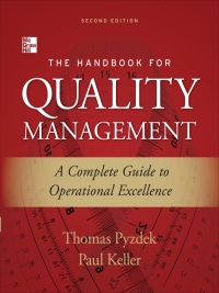 the handbook for quality management 2nd edition thomas pyzdek , paul keller 0071799249, 0071799257,