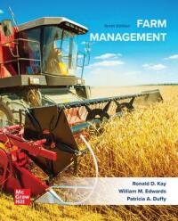 farm management 10th edition ronald kay, william edwards, patricia duffy 1264532644, 1266320474,