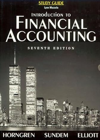 introduction to financial accounting 7th edition lynn mazzola ,gary l. sundem ,john a. elliott ,charles t.