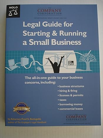 legal guide for starting and running a small business 9th edition fred s. steingold, ilona m. bray