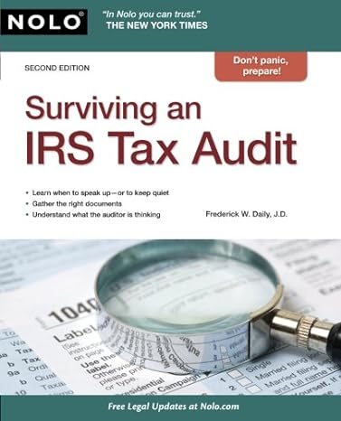 surviving an irs tax audit second edition frederick w. daily 1413312365, 978-1413312362