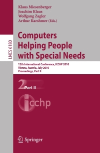 computers helping people with special needs part 2 12th international conference lncs 6180 1st edition klaus