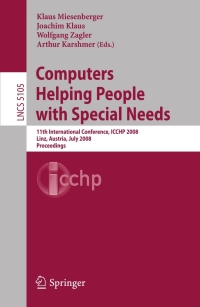 computers helping people with special needs 11th international conference icchp 2008 lncs 5105 1st edition