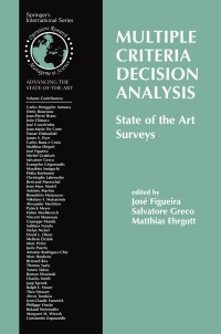 multiple criteria decision analysis state of the art surveys 1st edition josé figueira, salvatore greco,