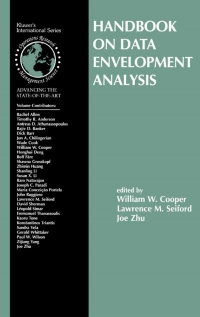 handbook on data envelopment analysis 1st edition william w. cooper , lawrence m. seiford , joe zhu