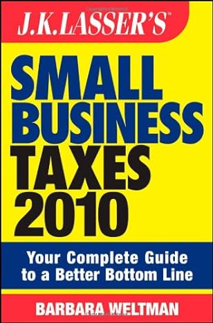small business taxes 2010 2010  edition barbara weltman 0470445475, 978-0470445471