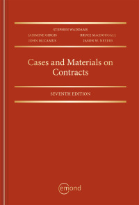 cases and materials on contracts 7th edition stephen waddams, jassmine girgis, john mccamus, jason w.