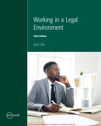 working in a legal environment 3rd edition diana collis 1772556831, 9781772556834