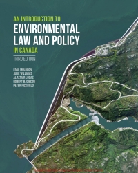 an introduction to environmental law and policy in canada 3rd edition paul muldoon, julie williams, alastair