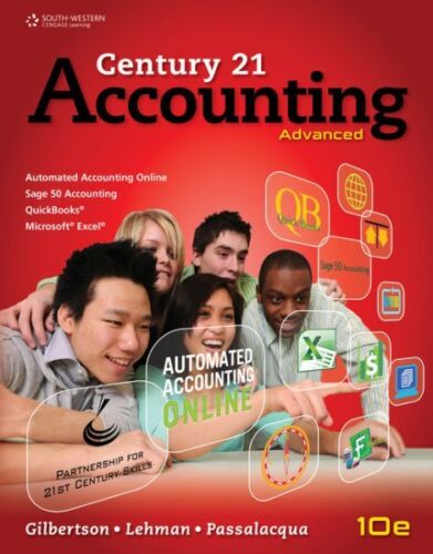century 21 accounting  advance automated accounting online 10th  edition mark w. lehman, claudia bienias