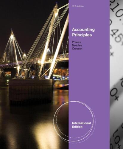 accounting principles 11th edition marian powers, belverd needles, susan crosson 9780538756594