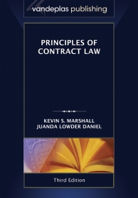 principles of contract law 3rd edition kevin s. marshall, juanda lowder daniel 1600422004, 9781600422003