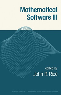 mathematical software 3 1st edition john r rice 0125872607, 9780125872607