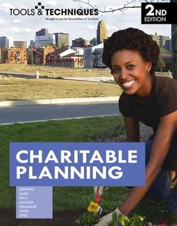 tools and techniques of charitable planning 2nd edition stephan r. leimberg, jim allen, johnine r. hays, j.