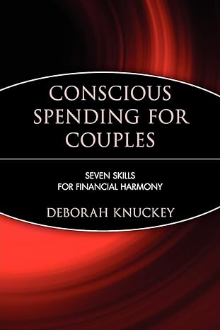 conscious spending for couples 1st edition deborah knuckey 0471221406, 978-0471221401