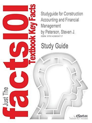 study guide for construction accounting and financial management 1st edition peterson , steven j.