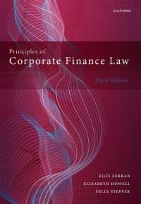 principles of corporate finance law 3rd edition eilís ferran, elizabeth howell, felix steffek 019886535x,