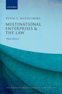 multinational enterprises and the law 3rd edition peter muchlinski 0198824130, 9780198824138