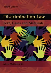 discrimination law text  cases and materials 3rd edition aileen mccolgan kc 1509966595, 9781509966592