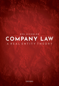 company law a real entity theory 1st edition eva micheler 0198858876, 9780198858874
