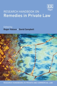 research handbook on remedies in private law 1st edition roger halson , david campbell 1786431262,