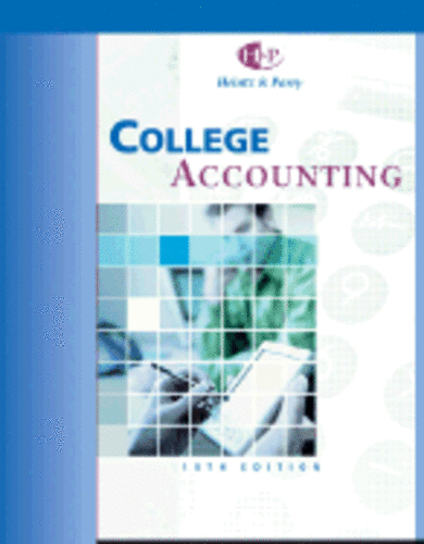 college accounting 18th edition james a. heintz, robert w. parry 9780324201475, 0324201478