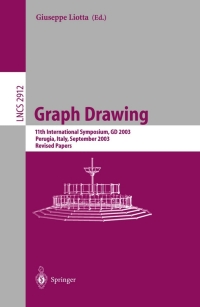 graph drawing 1st edition guiseppe liotta 3540208313, 9783540208310