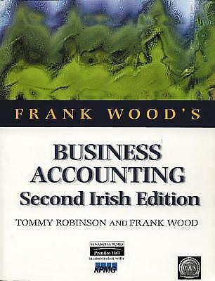 business accounting 2nd edition frank wood, tommy robinson 9780273631538, 0273631535