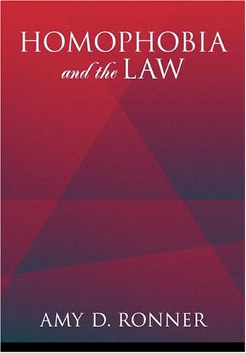 homophobia and the law 1st edition amy d ronner 1591472075, 9781591472070