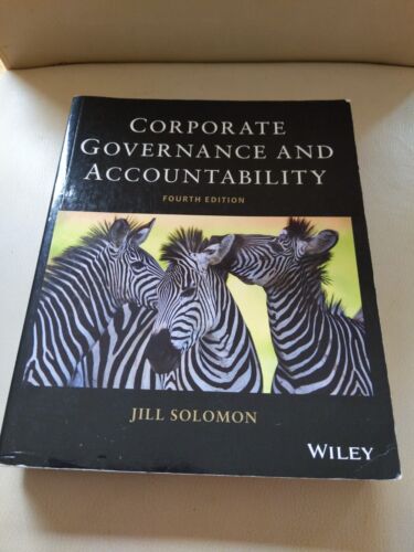 corporate governance and accountability 4th edition jill solomon 9781118449103, 111844910x