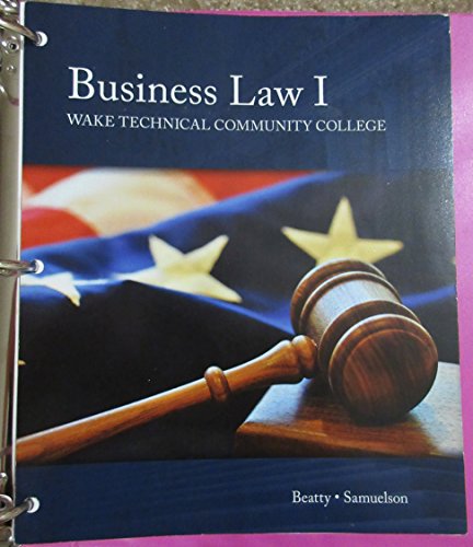 business law 1 1st edition jeffrey f. beatty, susan s. samuelson 130575431x, 9781305754317