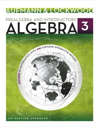 prealgebra and introductory algebra 3rd edition richard n. aufmann, joanne lockwood 1285689127, 9781285689128