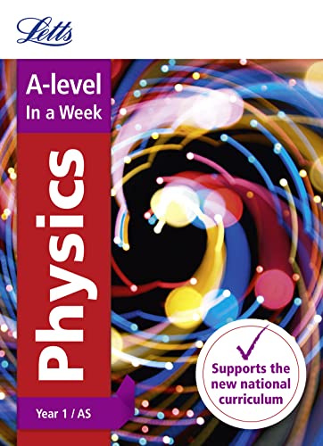 a level in a week physics year 1 as 1st edition collins uk 0008179107, 9780008179106