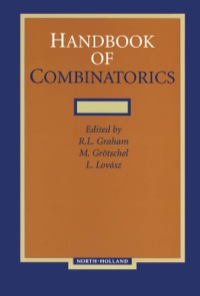 handbook of combinatorics 1st edition ronald l. graham , martin grotschel , laszlo lovasz 044488002x,