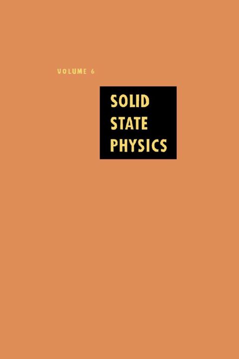 solid state physics volume 6 1st edition academic press 0126077061, 9780126077063