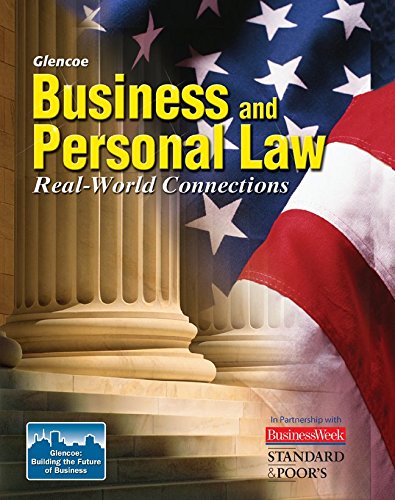 business and personal law 1st edition mcgraw hill 0078743699, 9780078743696